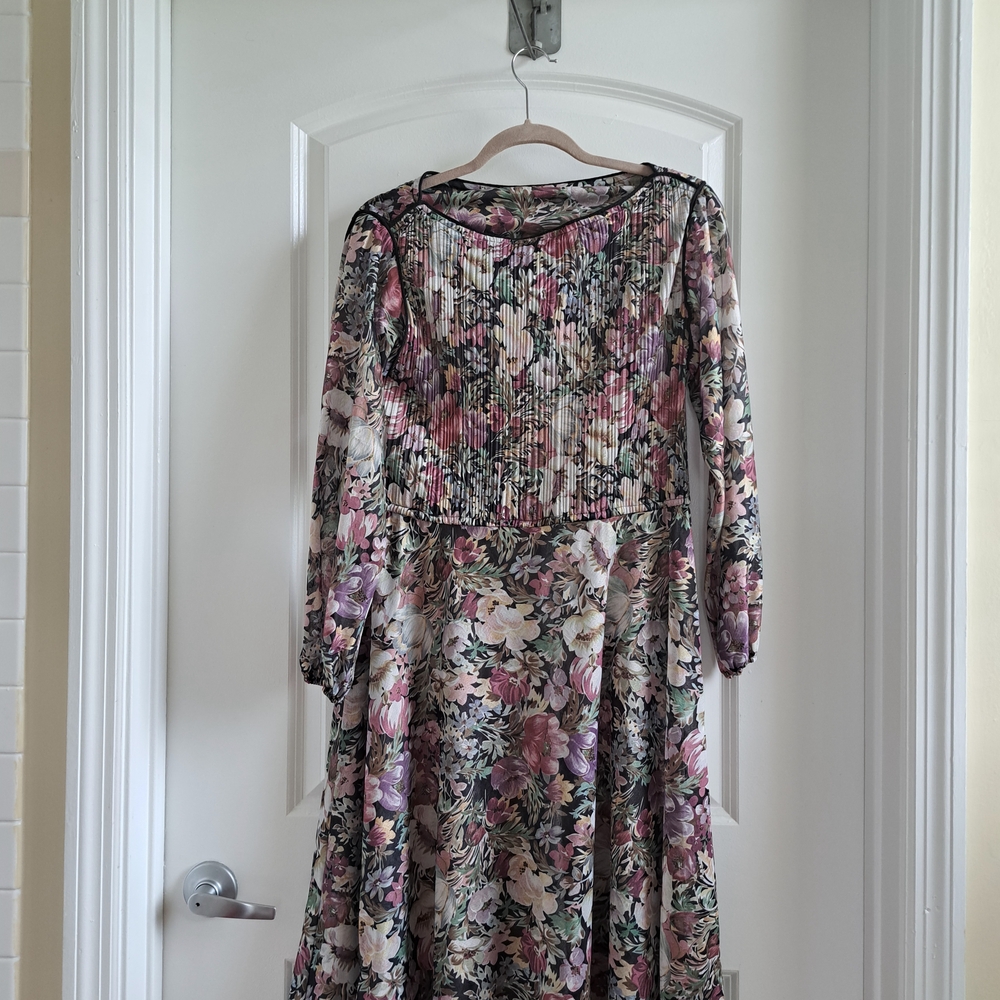 Floral Long Sleeve Dress